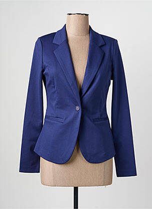 Blazer coupe cintrée bleu clair ICHI femme