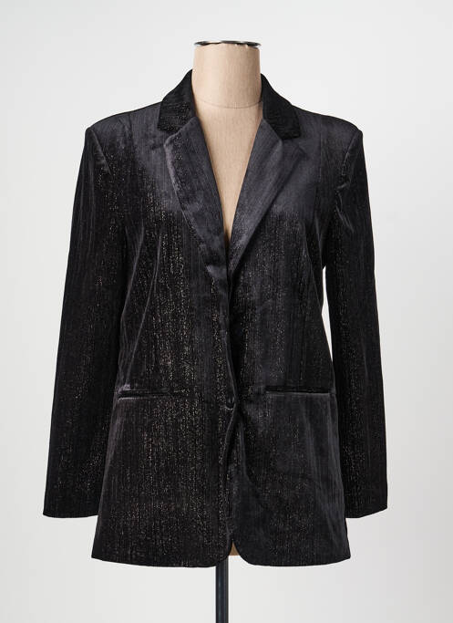 Blazer coupe cintrée noir ICHI femme