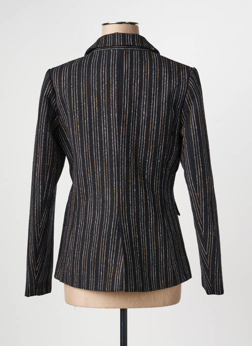 Veste casual col tailleur noir ORFEO femme