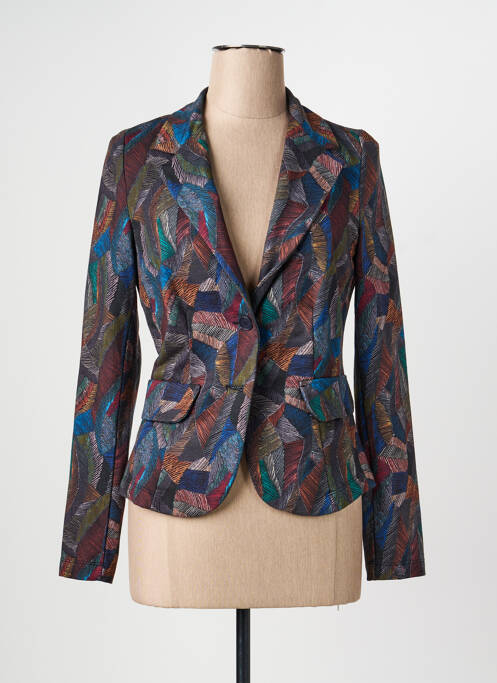 Blazer coupe cintrée bleu PAKO LITTO femme