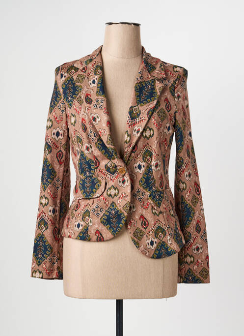 Blazer coupe cintrée marron PAKO LITTO femme