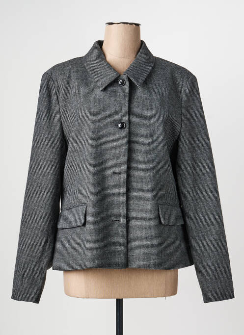 Veste casual coupe droite gris ICHI femme