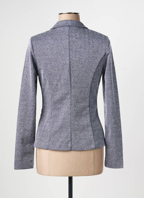 Blazer coupe cintrée bleu ICHI femme