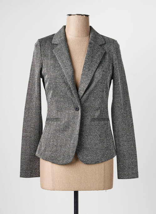 Blazer coupe cintrée noir ICHI femme
