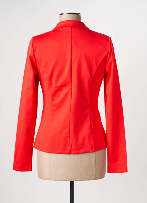 Blazer coupe cintrée rouge ICHI femme