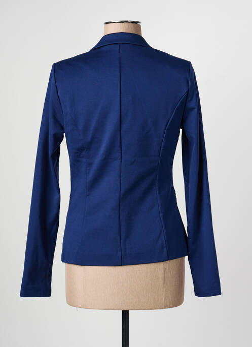 Blazer coupe cintrée bleu ICHI femme
