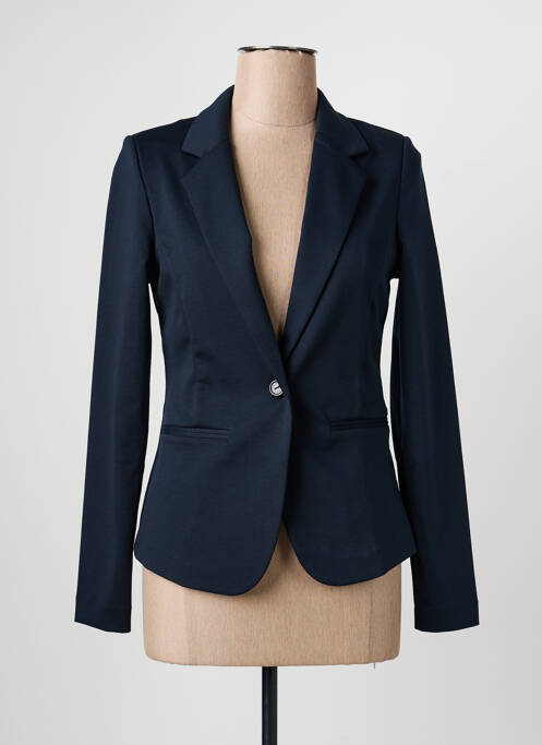 Blazer coupe cintrée bleu fonce ICHI femme