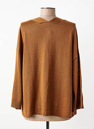 Gilet manches longues manches longues marron VILA femme