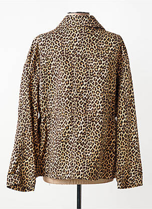 Veste casual coupe droite marron HOD femme