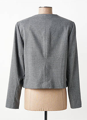 Veste casual col rond gris BETTY BARCLAY femme