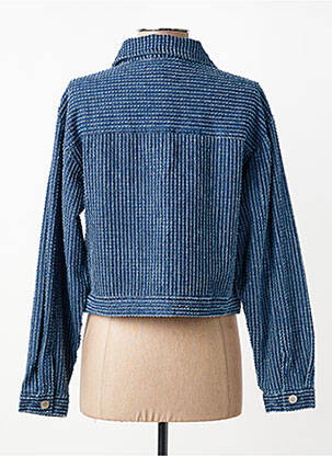 Veste casual col chemisier bleu B.YOUNG femme