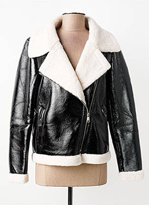 Blouson finition intérieure doublure polaire noir STUDIO NORDIIC femme