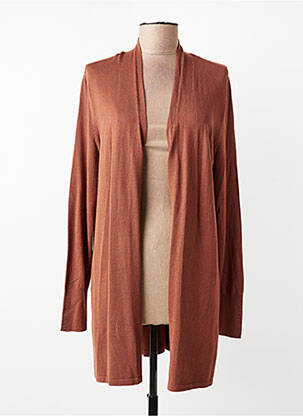 Gilet manches longues manches longues marron BETTY BARCLAY femme