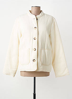 Veste casual col rond beige NICE THINGS femme