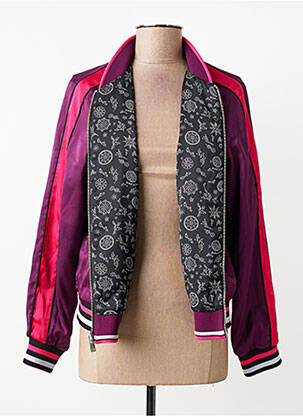 Veste casual coupe droite violet SCOTCH & SODA femme