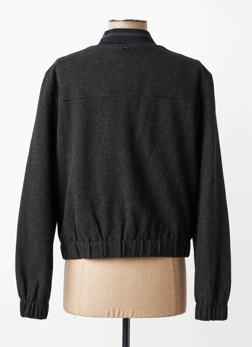 Blouson col v noir STREET ONE femme