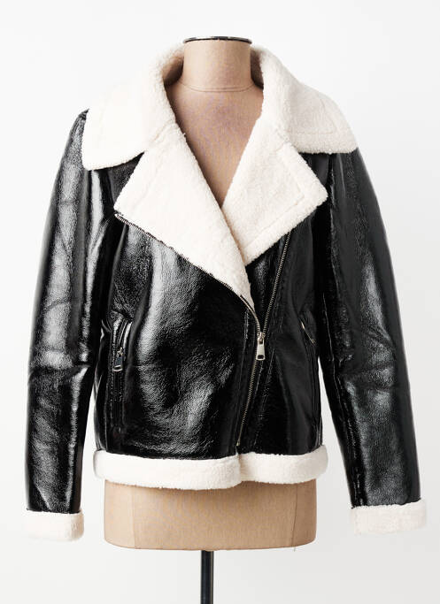 Blouson finition intérieure doublure polaire noir STUDIO NORDIIC femme