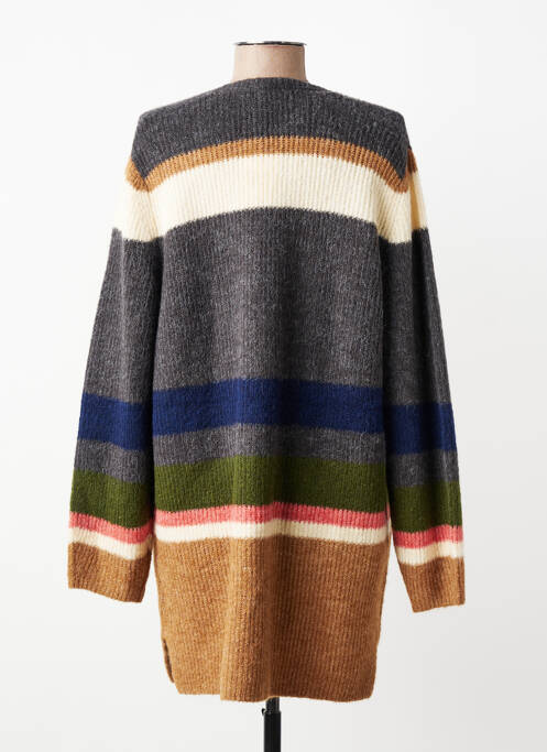 Gilet manches longues maille tricot gris WHITE STUFF femme