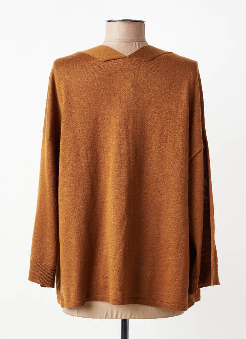 Gilet manches longues manches longues marron VILA femme