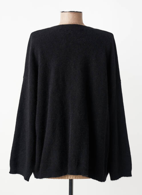 Gilet manches longues manches longues noir ORFEO femme