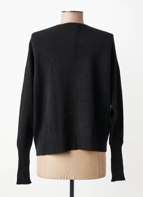 Gilet manches longues coupe cintrée noir PAKO LITTO femme