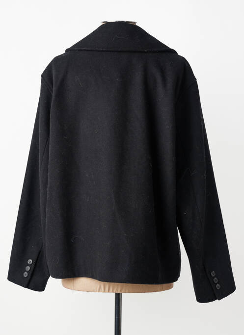 Manteau court fermeture boutonnée sur le devant sans capuche noir SELECTED femme