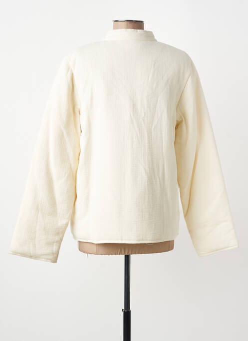 Veste casual col rond beige NICE THINGS femme