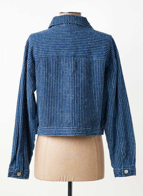 Veste casual col chemisier bleu B.YOUNG femme