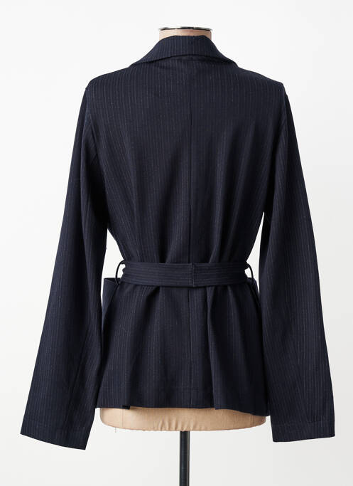 Veste casual col tailleur bleu LA FEE MARABOUTEE femme