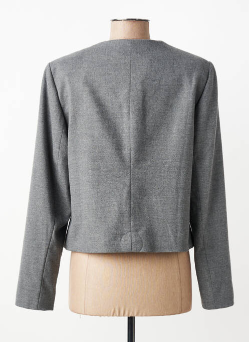 Veste casual col rond gris BETTY BARCLAY femme