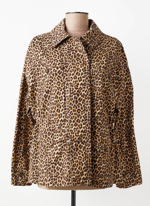 Veste casual coupe droite marron HOD femme