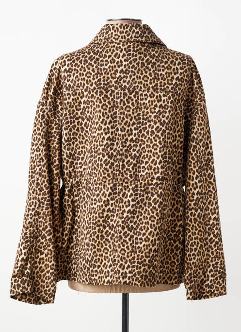 Veste casual coupe droite marron HOD femme