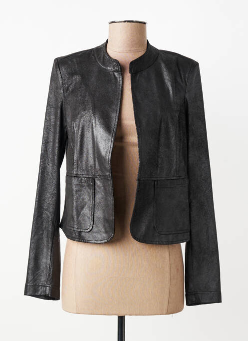 Veste casual coupe cintrée noir SIGNE NATURE femme