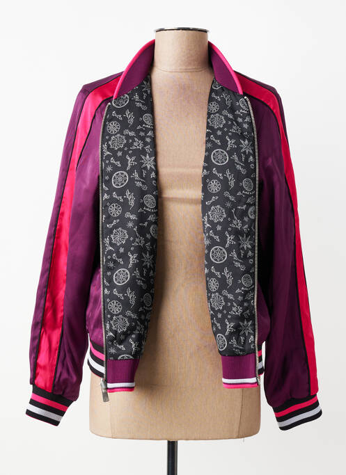 Veste casual coupe droite violet SCOTCH & SODA femme