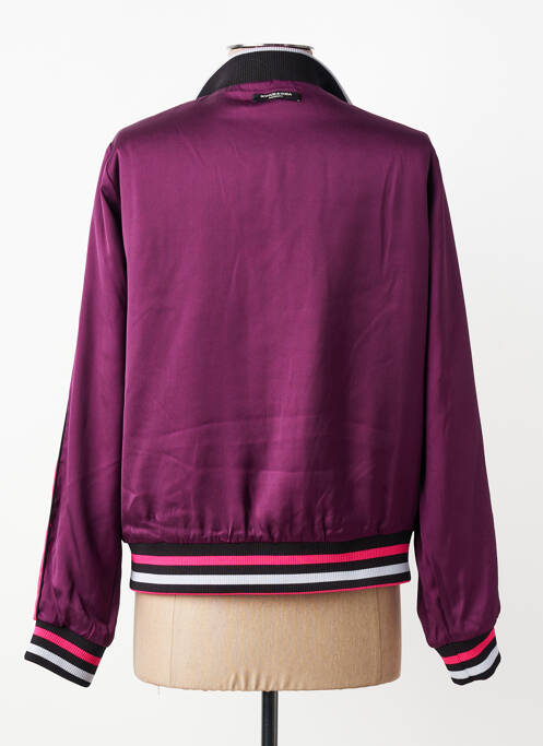 Veste casual coupe droite violet SCOTCH & SODA femme