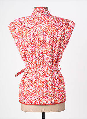 Veste casual coupe cintrée rouge ICHI femme