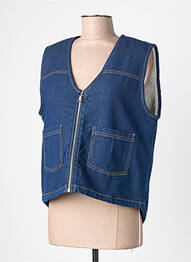 Veste casual coupe droite bleu VILA femme
