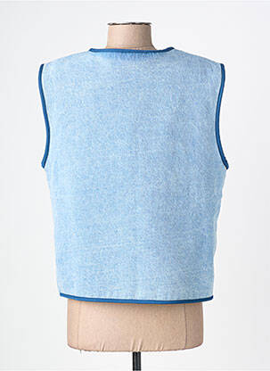 Veste casual coupe droite bleu ICHI femme