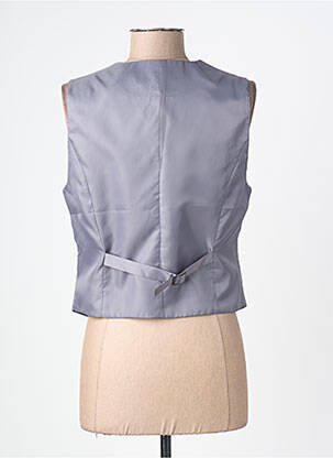 Gilet sans manche coupe droite gris B.YOUNG femme