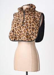 Col / tour de cou imprimé fantaisie beige PIECES femme