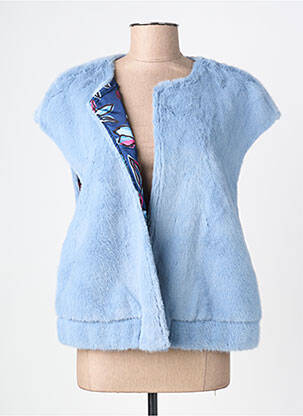 Veste casual col rond bleu POM AMSTERDAM femme