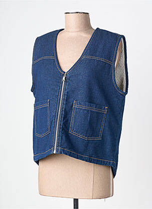 Veste casual coupe droite bleu VILA femme