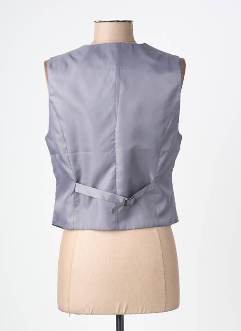 Gilet sans manche fermeture boutonnée sur le devant gris B.YOUNG femme