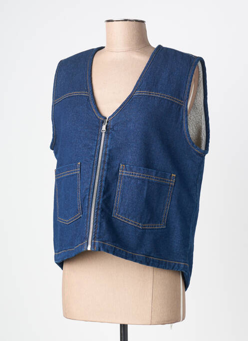 Veste casual coupe droite bleu VILA femme