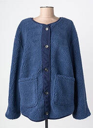 Veste casual col rond bleu B.YOUNG femme