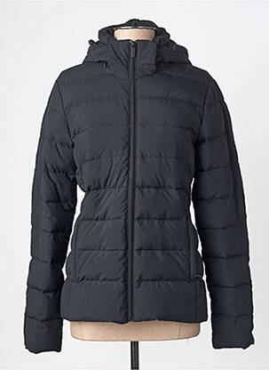 Doudoune poches a capuche noir SELECTED femme