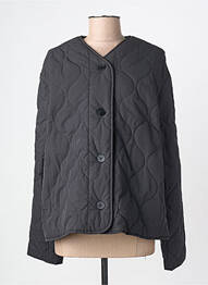 Doudoune poches sans capuche noir GRACE & MILA femme