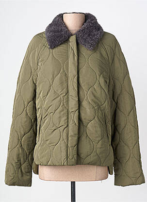 Blouson poches vert ICHI femme