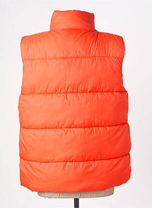 Doudoune poches sans capuche orange ICHI femme