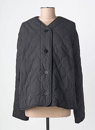 Doudoune poches sans capuche noir GRACE & MILA femme